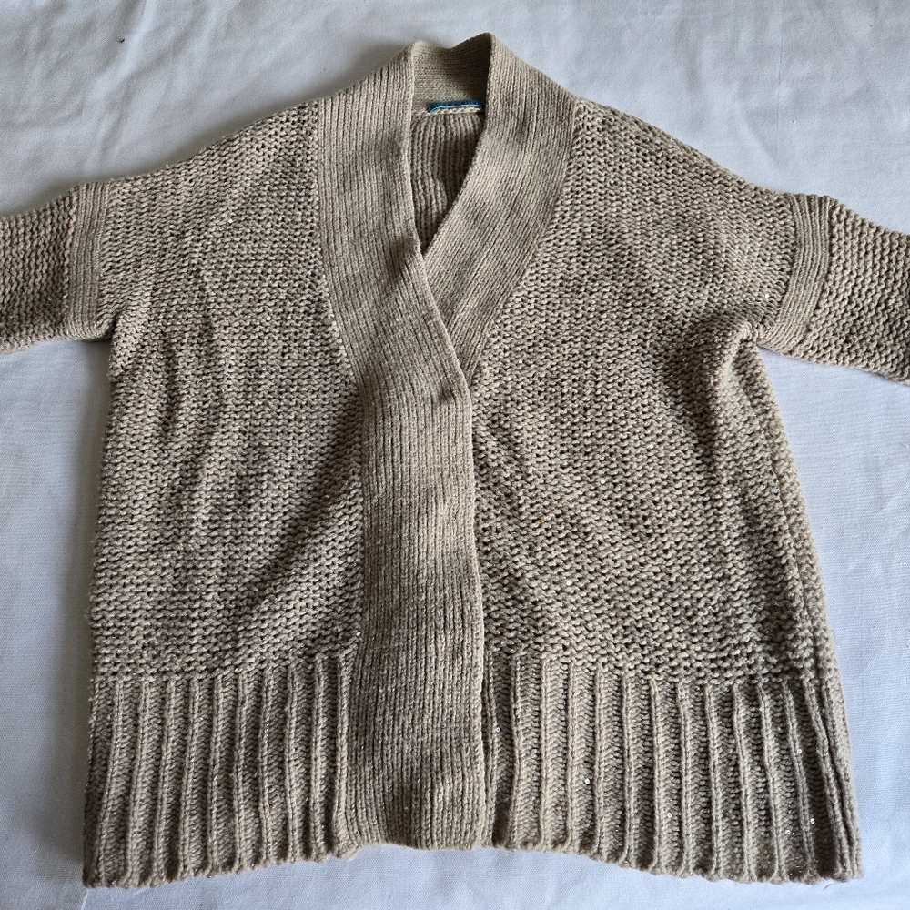 ALICE + OLIVIA I S Wool and Cashmere Cardigan I dusty rose